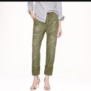JCrew boyfriend fit cargo pants